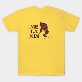Melanin Black African Girl Woman 2 T-Shirt